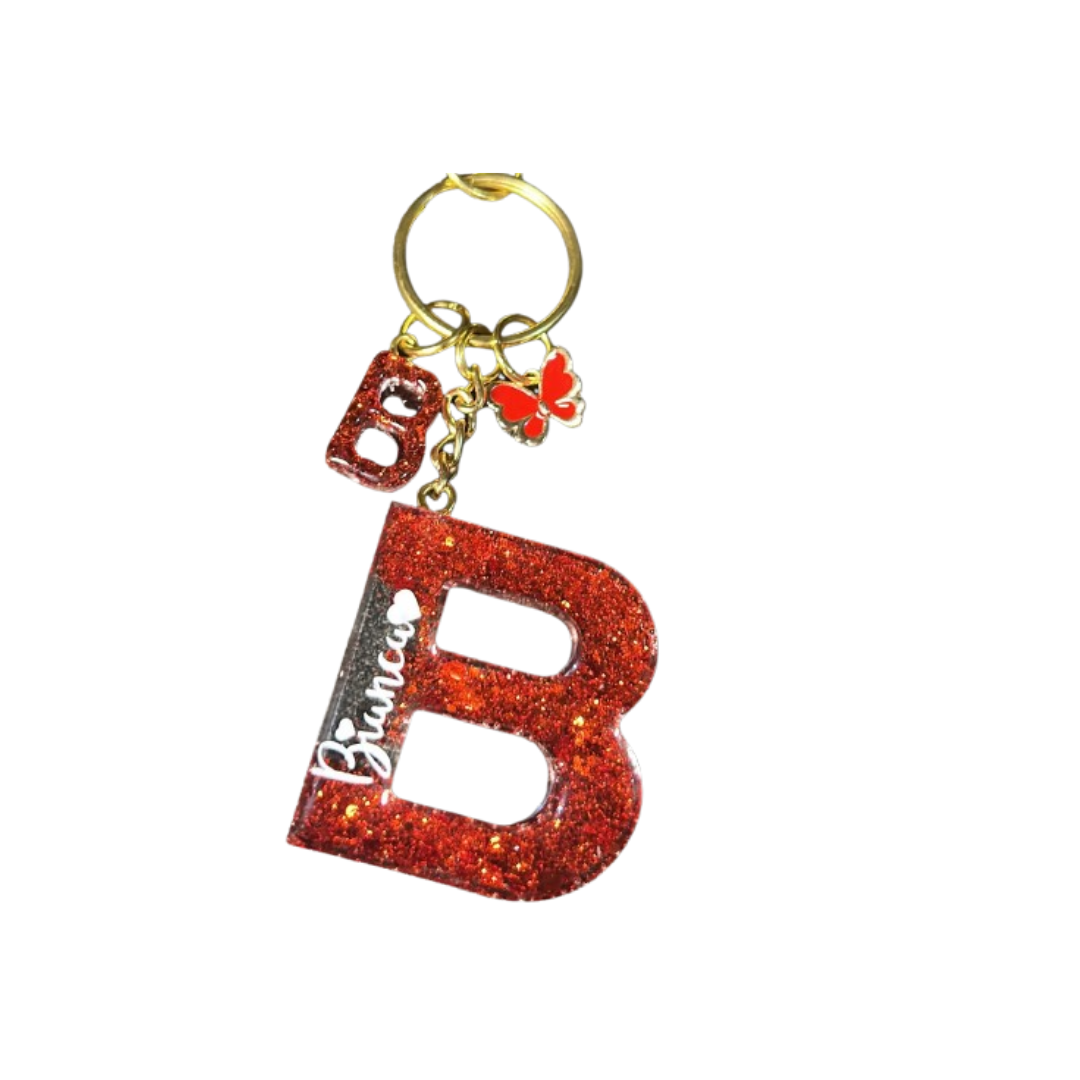 Red Custom Keychain